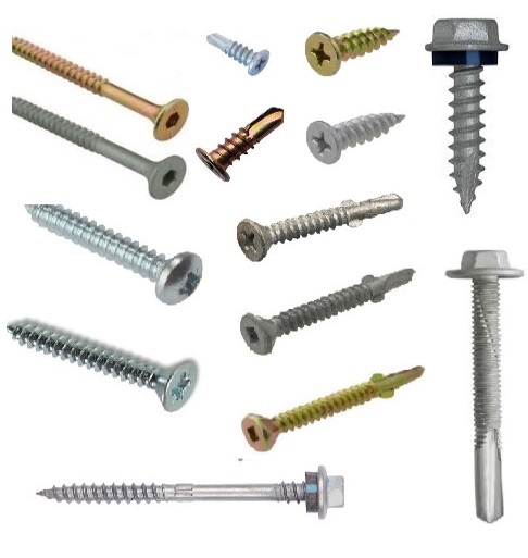 Screws All Types Chipboard Batten Countersunk Hex Head Self Drillers Zinc Gal and More